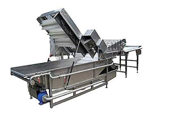 Щеточная моечная установка для огурцов