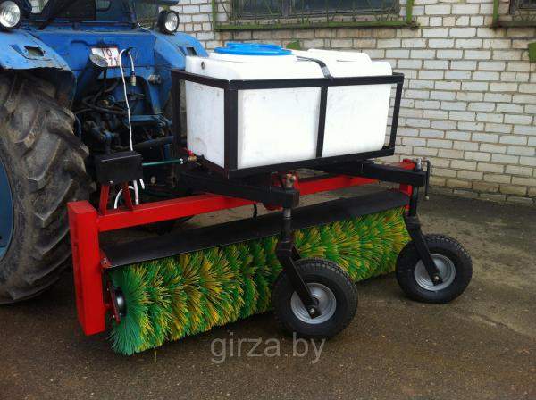 Щеточное оборудование (щетка) с поливом