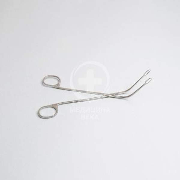 Щипцы для извлечения желчных и почечных камней вертикально-изогнутые №3 (Щ-10)