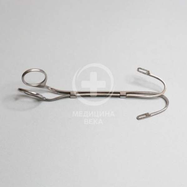 Щипцы для удаления почечных камней сильноизогнутые