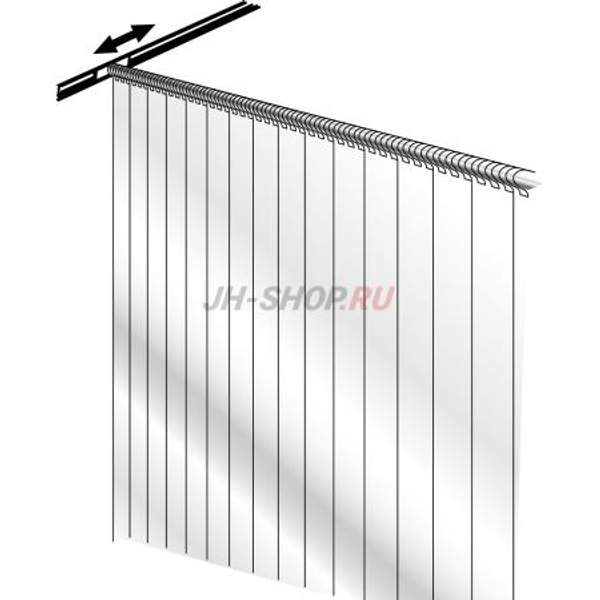 Сдвижная вдоль фургона мобильная ПВХ-завеса Frostwall