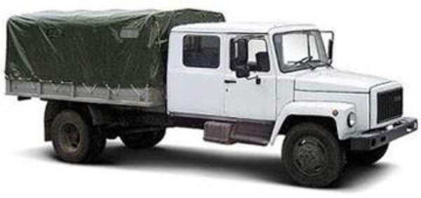 Сдвоенная пятиместная кабина на базе автмобиля ГАЗ САДКО