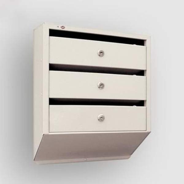 Секционные почтовые ящики в подъезд "Оптима Люкс" 3 секции