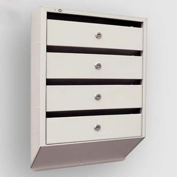 Секционные почтовые ящики в подъезд "Оптима Люкс" 4 секции