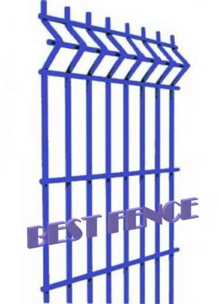 Секция 3D Гиттер БЕСТ 4, 1530x2500мм, ППК 5005 (Синий)