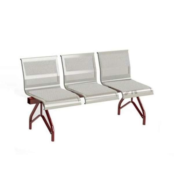 Секция стульев "Стайл" перфорированная 3-х местная разборная