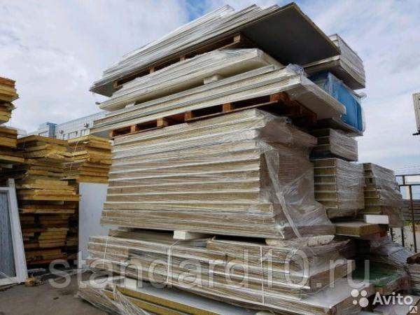 Сэндвич панели Минвата 120 мм, 4,5 м