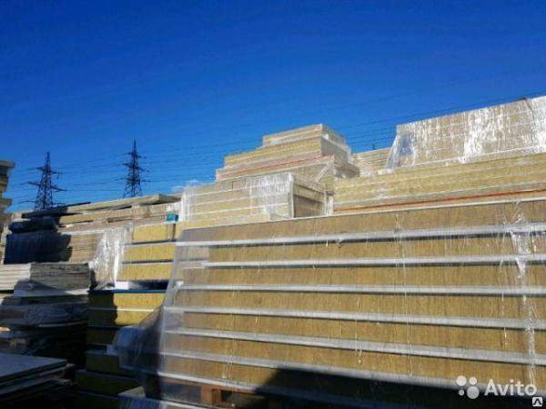 Сэндвич панели Минвата 80 мм, 3,89 м