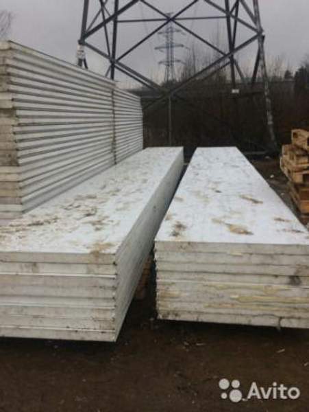 Сэндвич панели пенополистерол 120 мм, 6,23 м