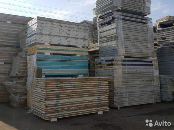 Сэндвич панели пенополистерол 120 мм, 6,43 м