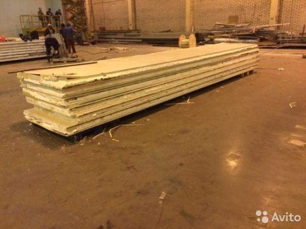 Сэндвич панели пенополистерол 120 мм, 6 м