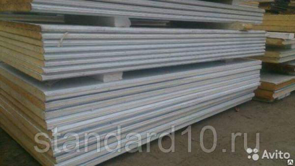 Сэндвич панели PIR40 для бытовок, 2,3 м