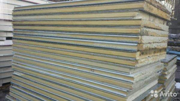 Сэндвич панели PIR 80 мм, 2,22 м