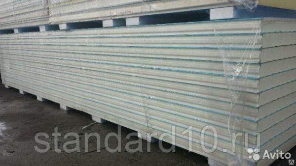 Сэндвич панели Pir100, 6 м