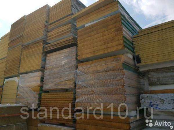 Сэндвич панели ппу 60 мм, 2,23 м