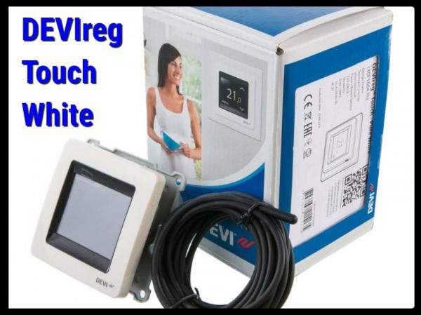 Сенсорный терморегулятор DEVIreg Touch White