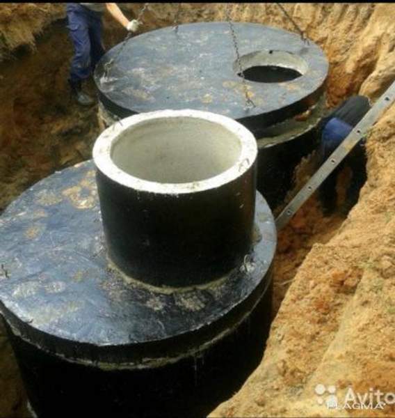 Септик из бетонных колец на 11.10 м3