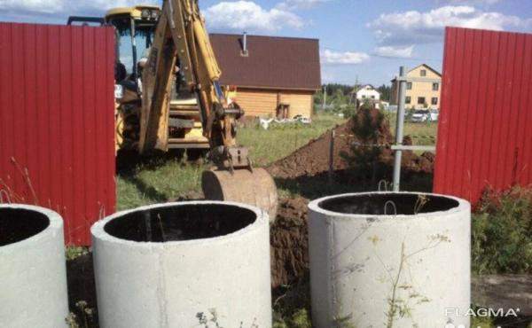 Септик из колец под Канализацию . ЖБИ