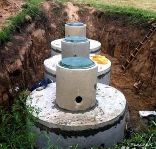 Септик из колец под канализацию ЖБИ