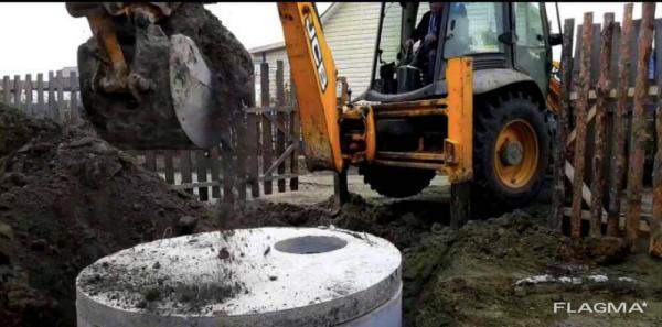 Септик из ЖБИ колец От 2м3 до 12м3 под канализацию