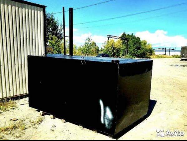 Септик металлический 6м3