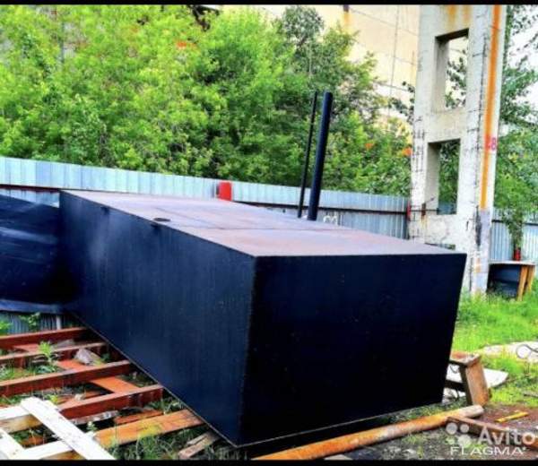 Септик металлический для дома и дачи под канализацию