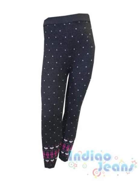 Серые гамаши с принтом-зайцы, арт. 6502М.