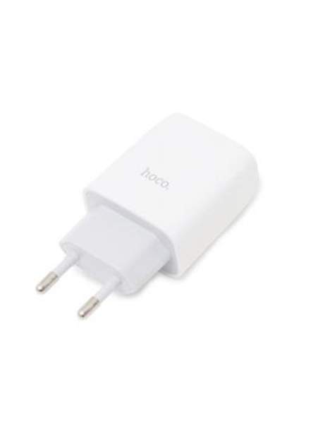 Сетевое зарядное устройство C72A Glorious с USB выходом белое Hoco