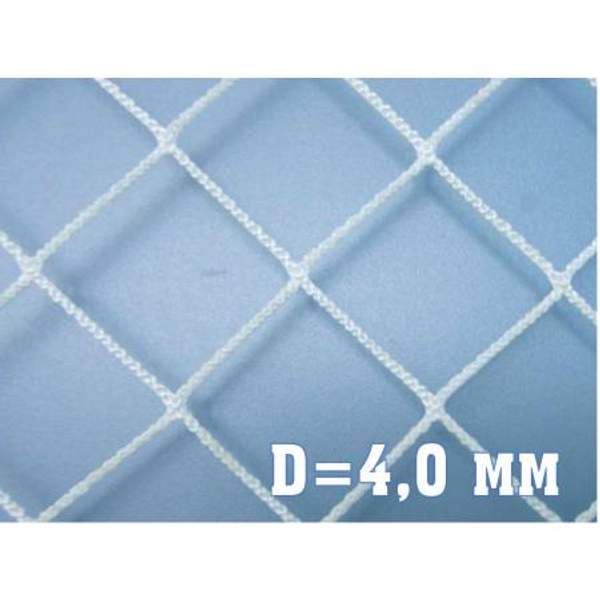 Сетка для мини-футбольных ворот Профи d=4,0 (2шт)