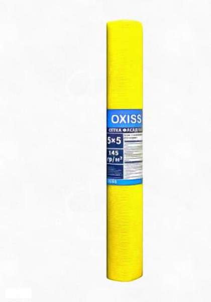 Сетка стеклотканевая фасадная OXISS с ячейкой 5мм х 5мм плотностью 145 г/кв.м