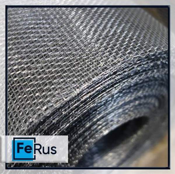 Сетка тканая оцинкованная 4x4x1.2 мм сталь 10 ГОСТ 3826-82