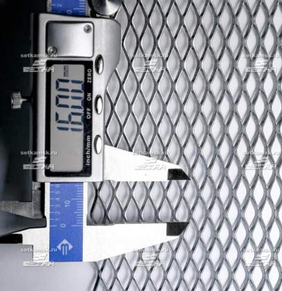 Сетка ЦПВС/ПВЛ ОЦ 16х6, толщ 0,7 шаг 1,5 рулон 1000х5000(мм)