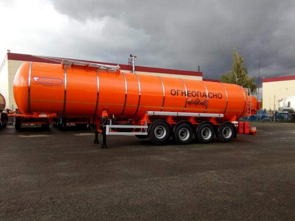 SF4B32 (32м3, 4-х осный, термос, ЛКП, темные нефтепродукты)