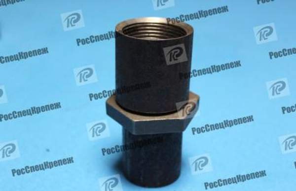 Сгон + с муфтой + и контргайкой.