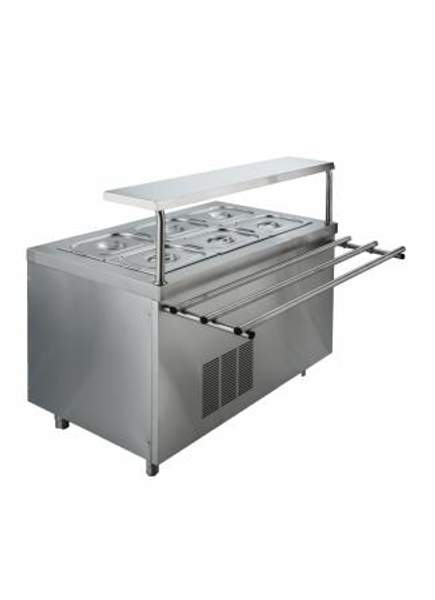 ШКОЛЬНИК-Прилавок охлаждаемый открытый ПВО-11/7