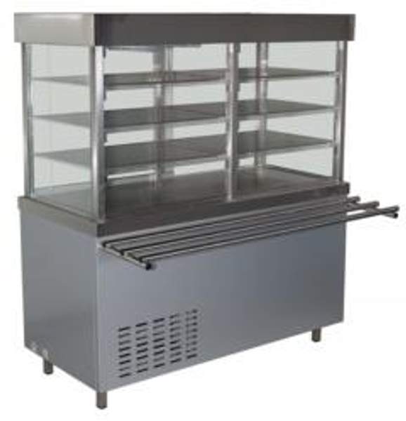 ШКОЛЬНИК-Прилавок-витрина охлаждаемый ПВ-11/7
