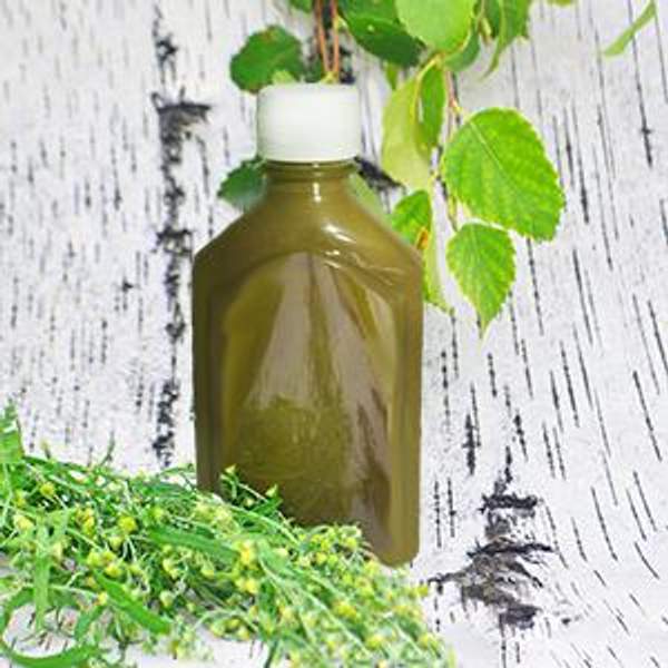 Шампунь для жирных волос (полынь и берёза) 250 мл.