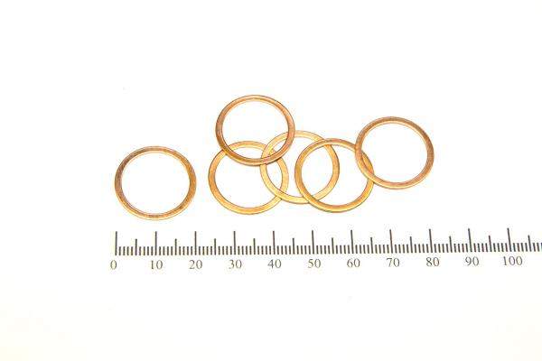 Шайба медная 17х21х1 16-062