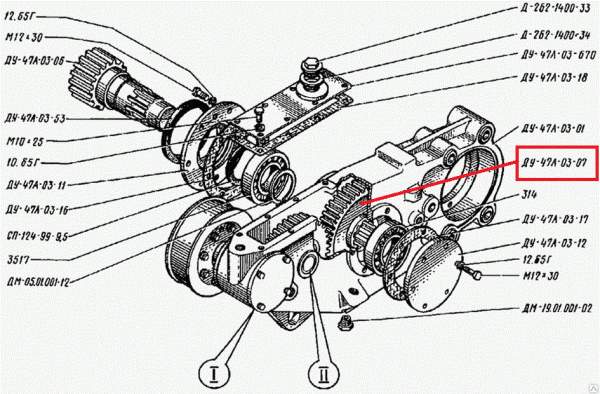 Шестерня ДУ-47А-03-07
