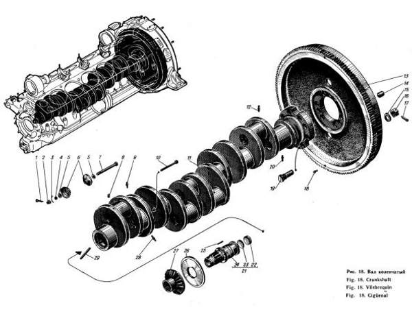 Шестерня коленвала 305-17А