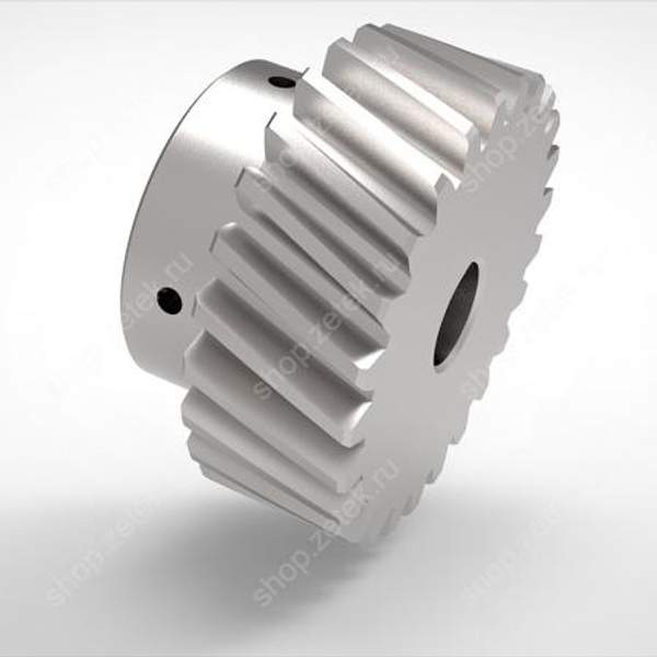 Шестерня MZH1520-09S (Косозубая, m 1.5, Z20, 20°, d 9 мм, Q8)