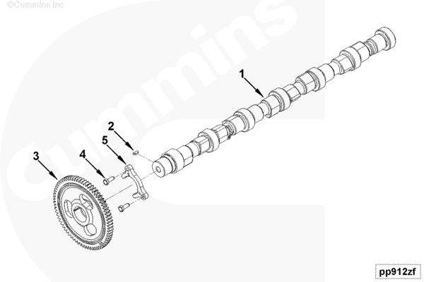 Шестерня распредвала Cummins ISC QSC 3944298 3942891