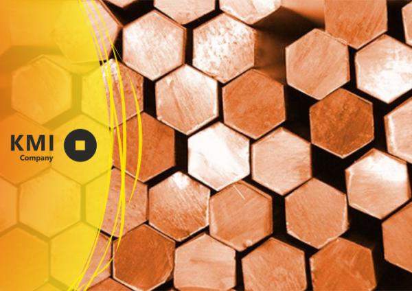 Шестигранник медный 19 мм М1 ГОСТ 1535 холоднокатаный