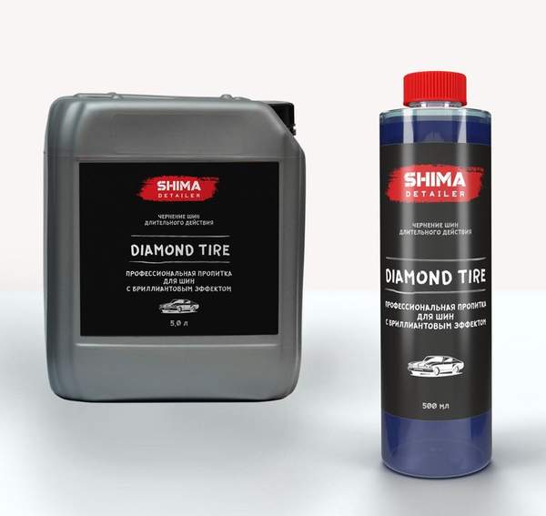 SHIMA DETAILER "DIAMOND TIRE" чернение для шин с бриллиантовым эффектом