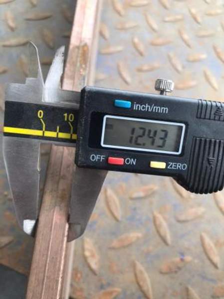 Шина медная M1 12х100 мм L=830 мм