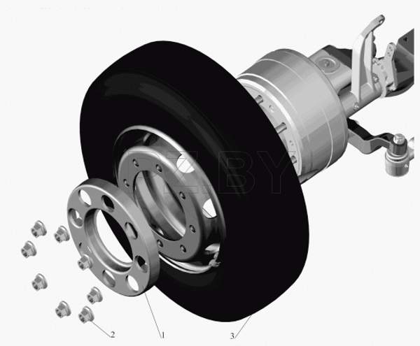Шиномонтаж 1-ого колеса