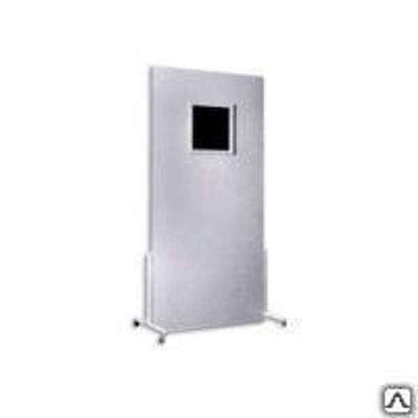 Ширма рентгенозащитная 900*2000мм, Рв 1 мм без окна (с окном)