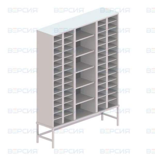 Шкаф абонентский (56 открытых ячеек + полки)
