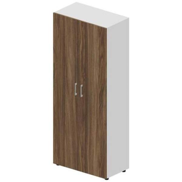 Шкаф для документов N/A/F/O OMHS832BLWN (белый/орех, 800х440х1950 мм)