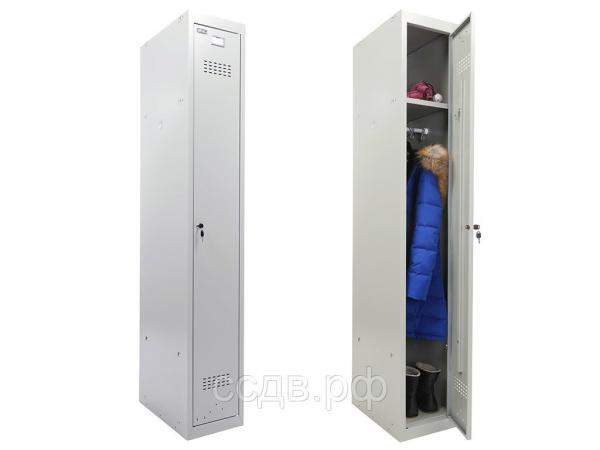 Шкаф для одежды металлический ПРАКТИК ML 11-30 (БАЗОВЫЙ МОДУЛЬ)